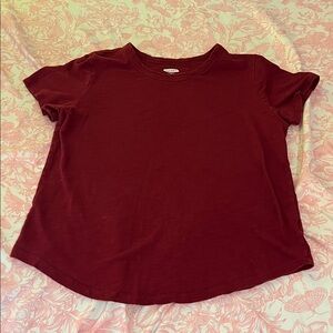 Burgundy Short Sleeve T-Shirt